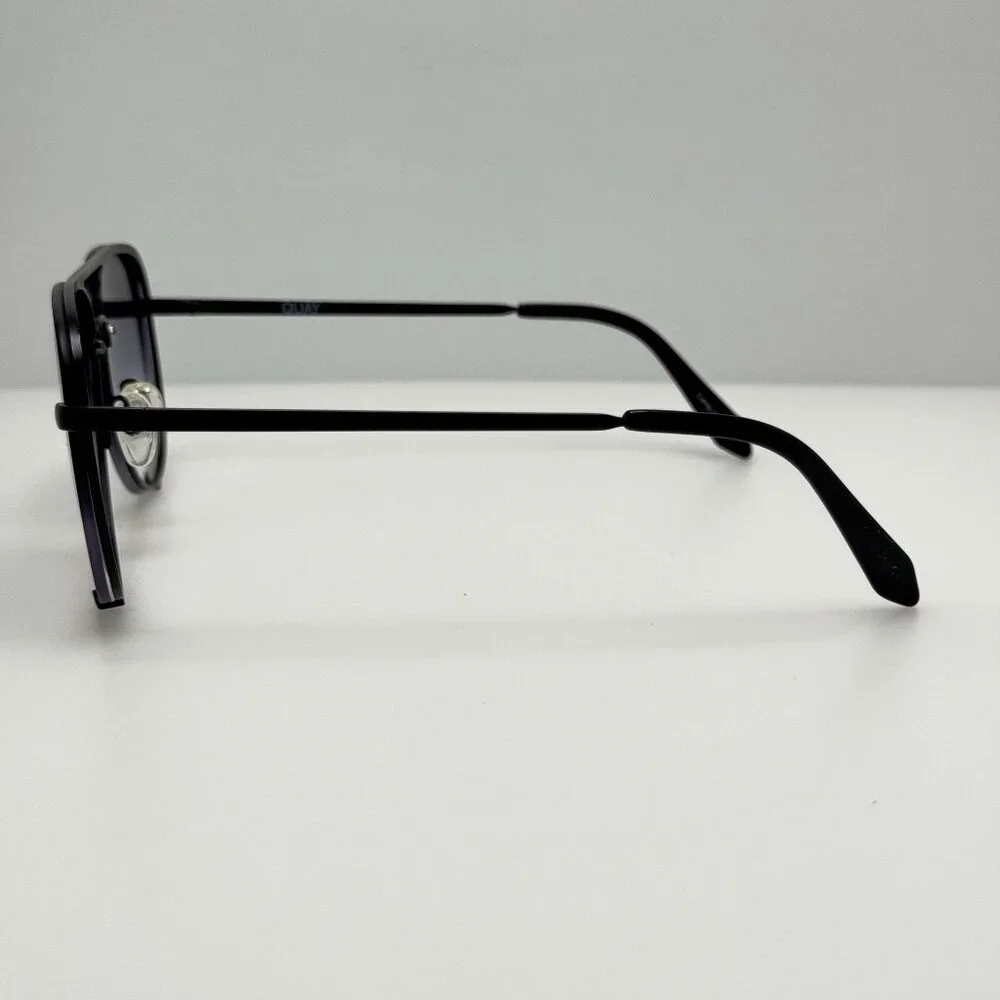 Quay Sunglasses HK Rimless 126 Black B - Picture 4 of 8